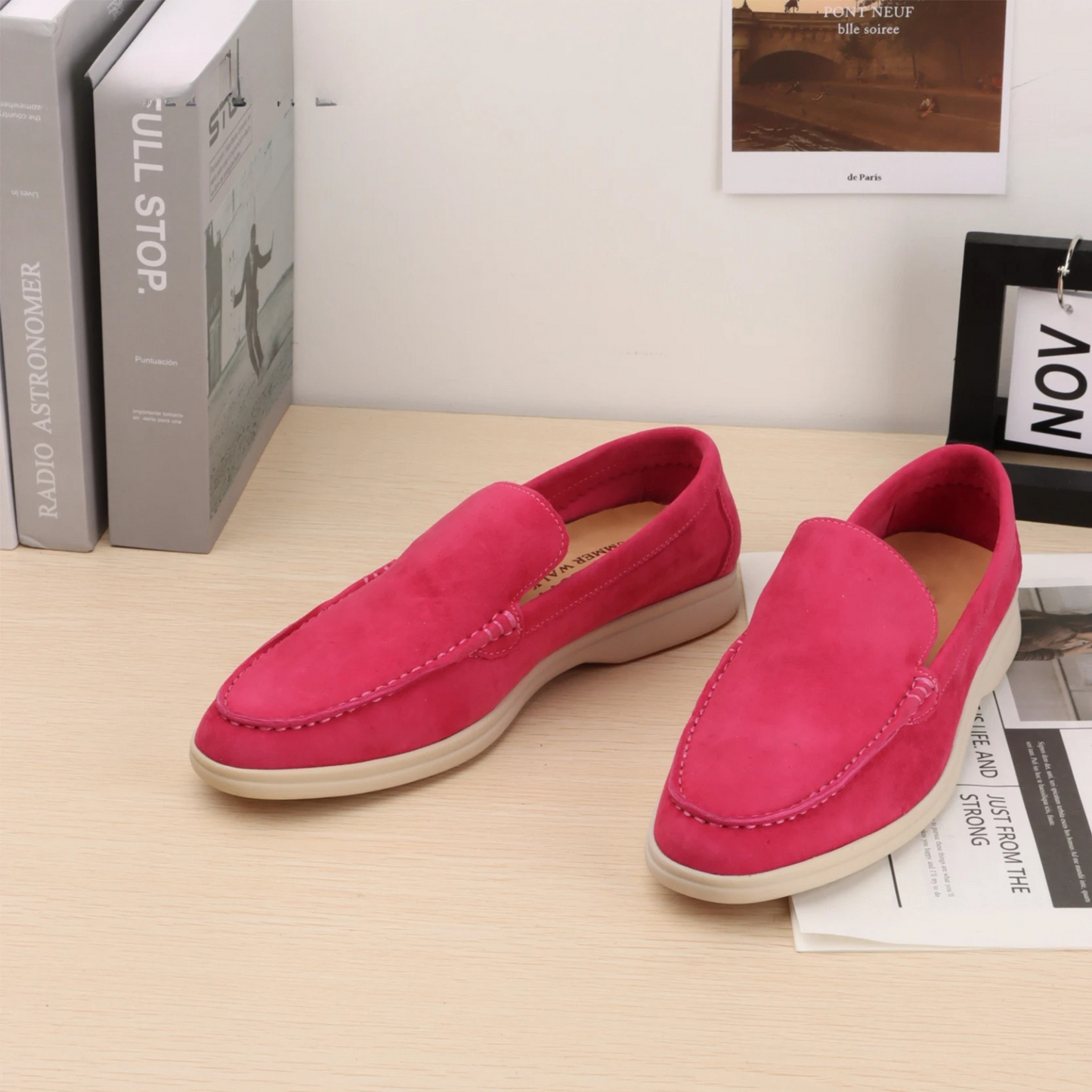 Juno | Suède Loafers