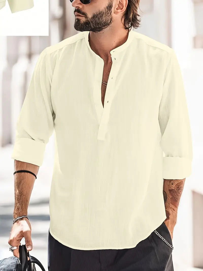 Jaron – Losse Linnen Shirt