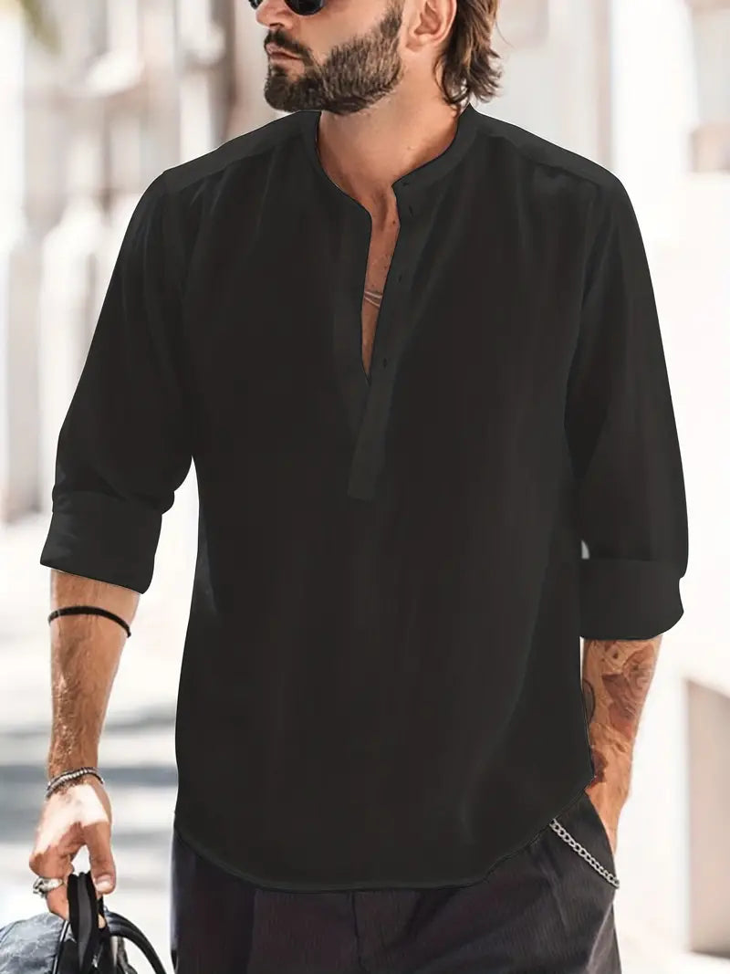 Jaron – Losse Linnen Shirt