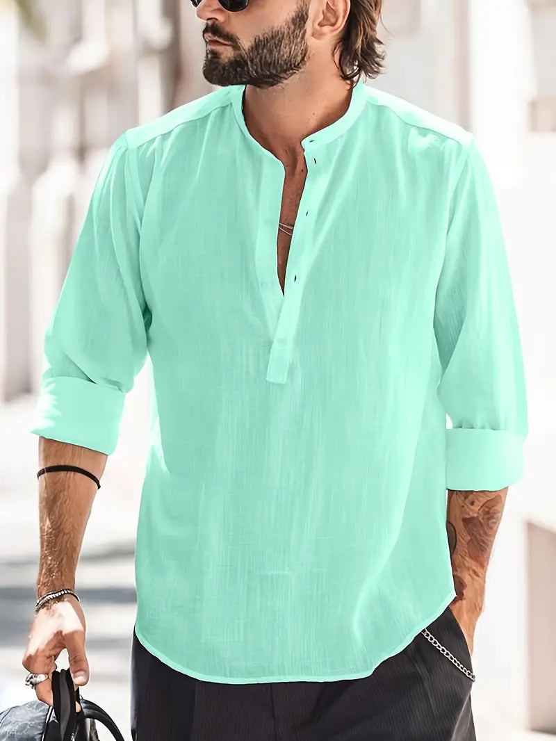 Jaron – Losse Linnen Shirt
