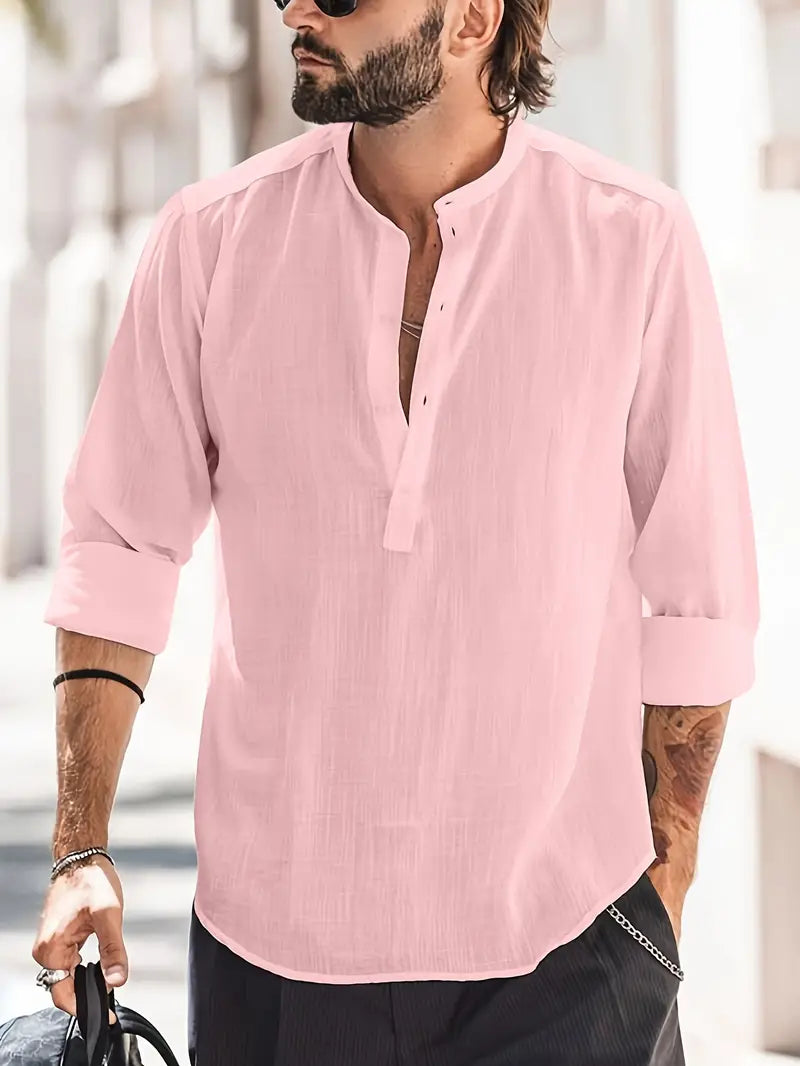 Jaron – Losse Linnen Shirt