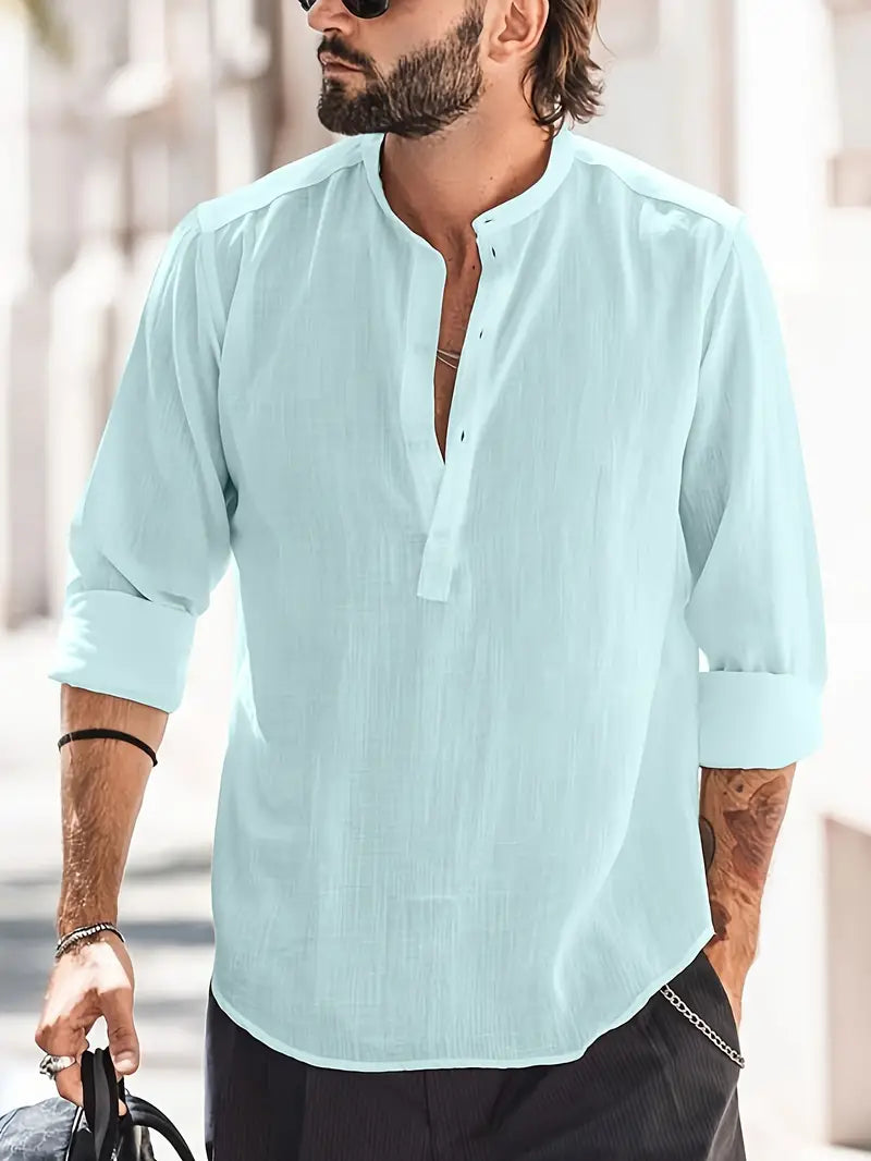 Jaron – Losse Linnen Shirt