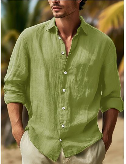 Niels – Luchtige Linnen Shirt