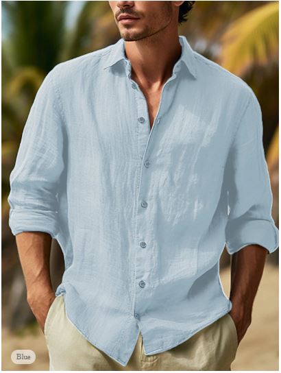 Niels – Luchtige Linnen Shirt