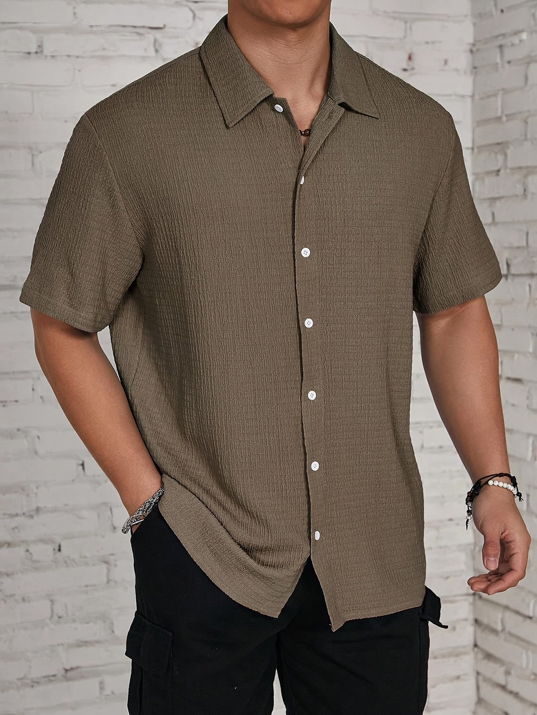 Casper – Poloshirt met Button-Down Kraag