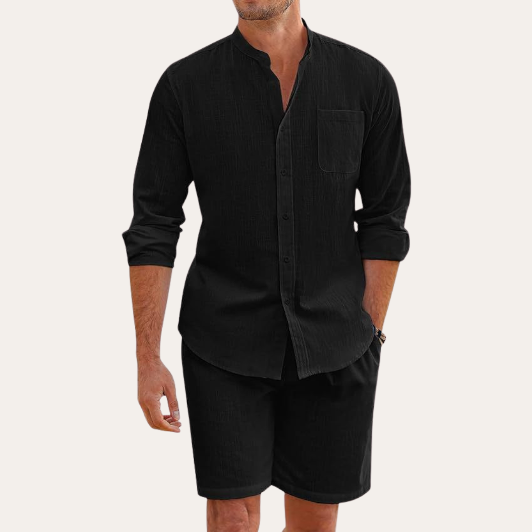 Thijs – Zomerset met Kraag en Shorts