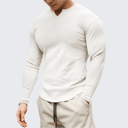 Timo | Sportshirt in Katoenstretch