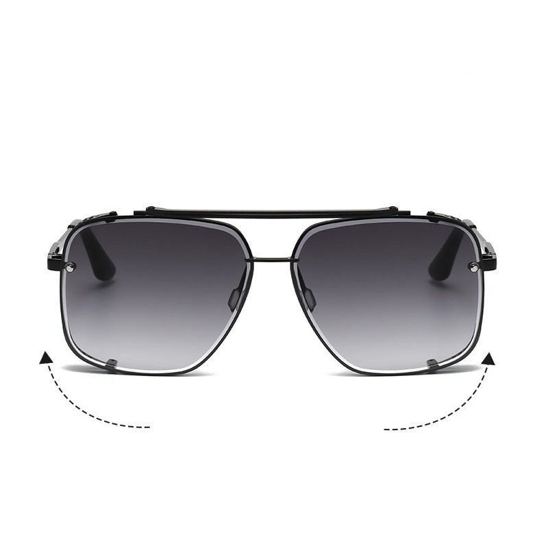 Yorick – Retro Zonnebril met Metalen Frame