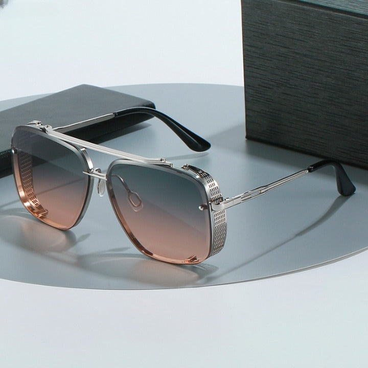 Yorick – Retro Zonnebril met Metalen Frame
