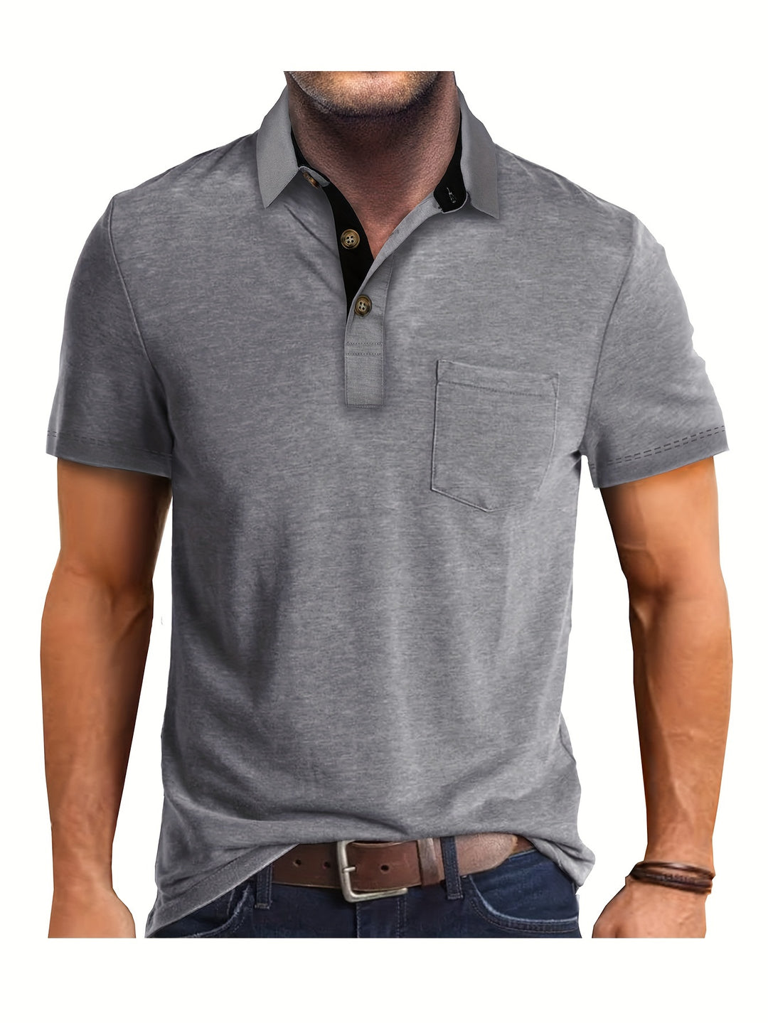 Sven – Poloshirt met Knopen