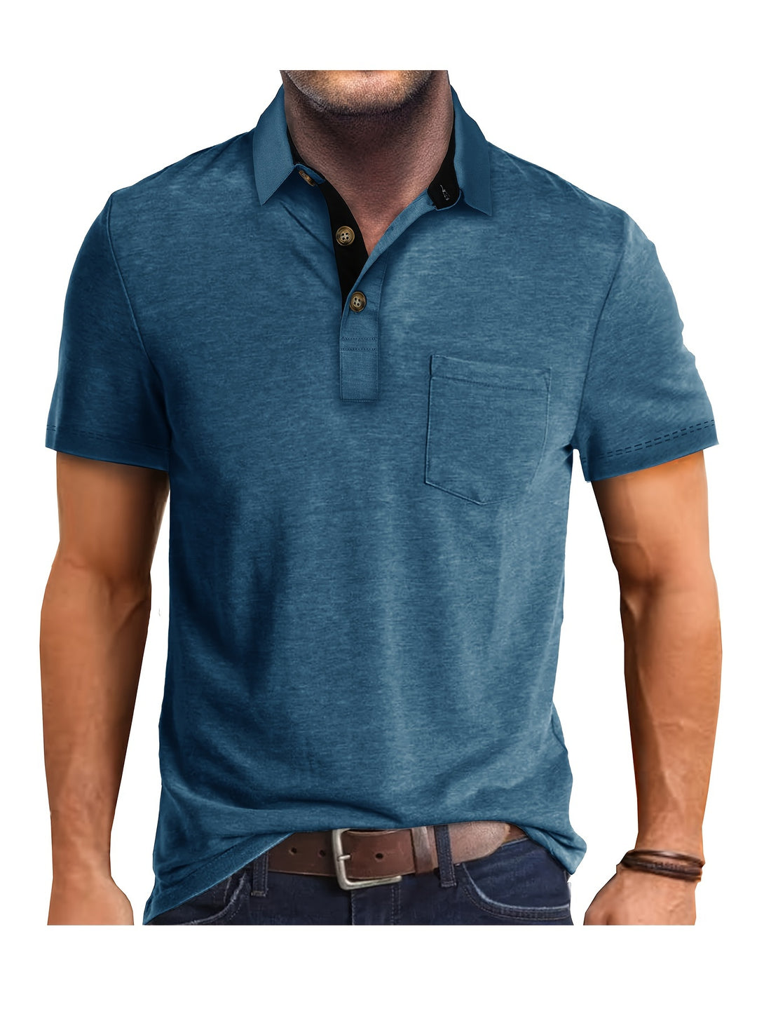 Sven – Poloshirt met Knopen