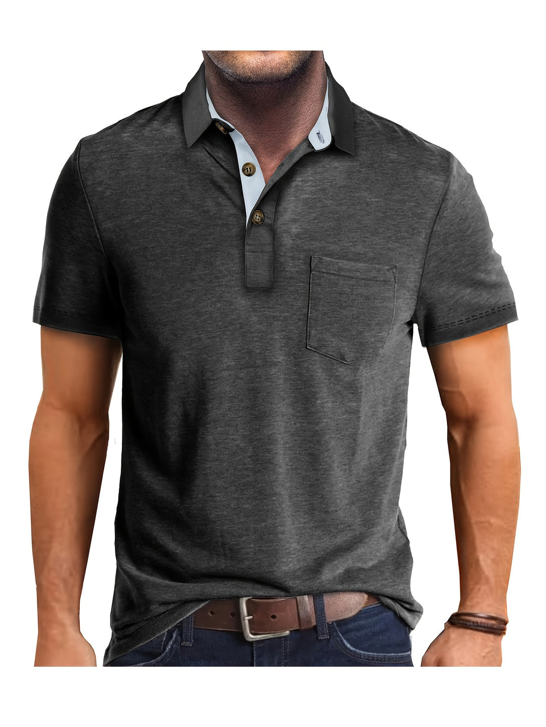 Sven – Poloshirt met Knopen