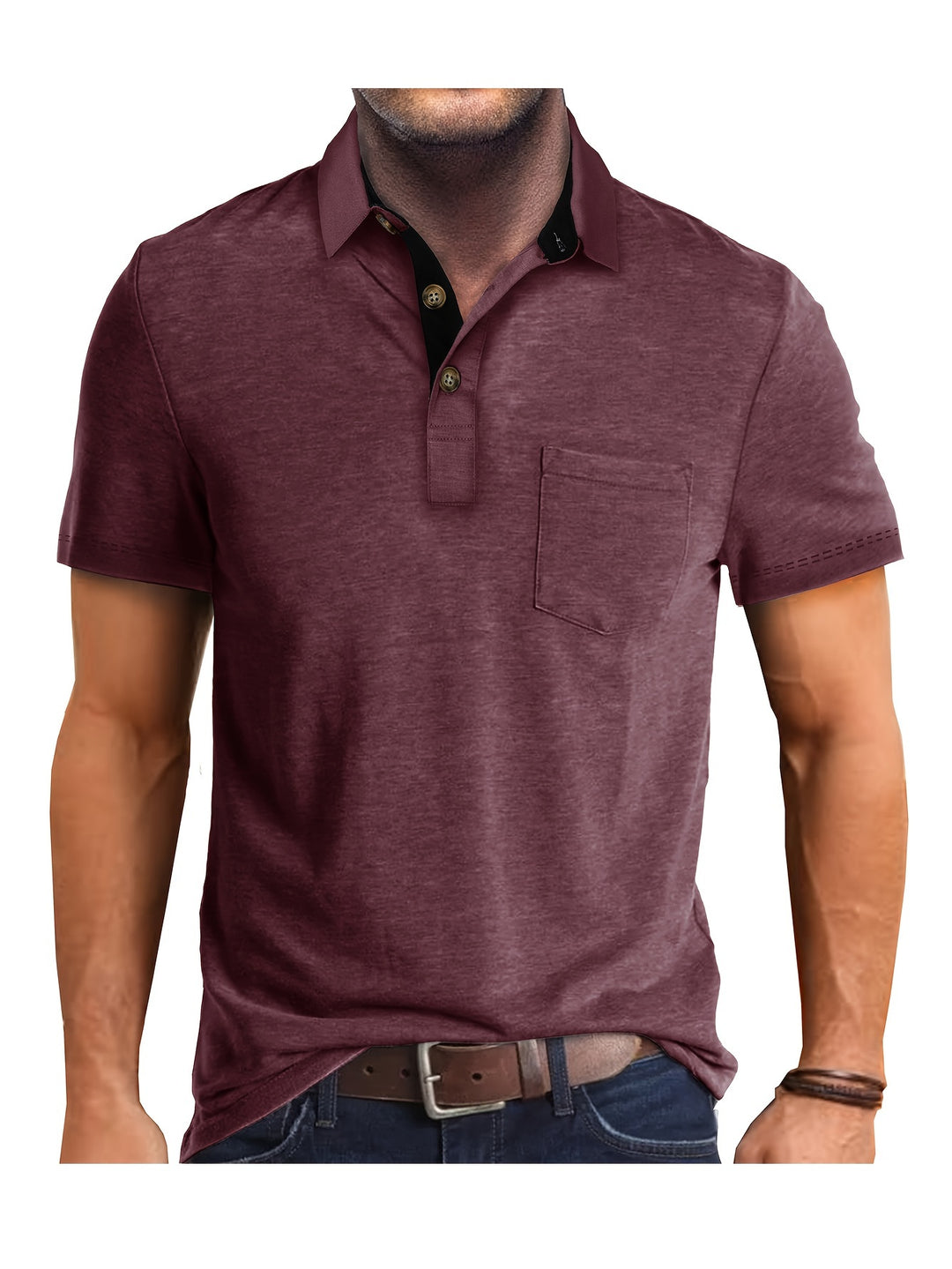 Sven – Poloshirt met Knopen