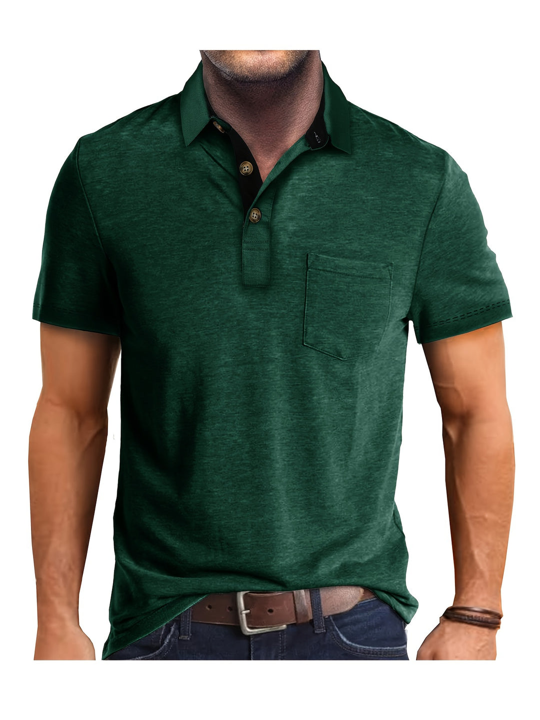 Sven – Poloshirt met Knopen