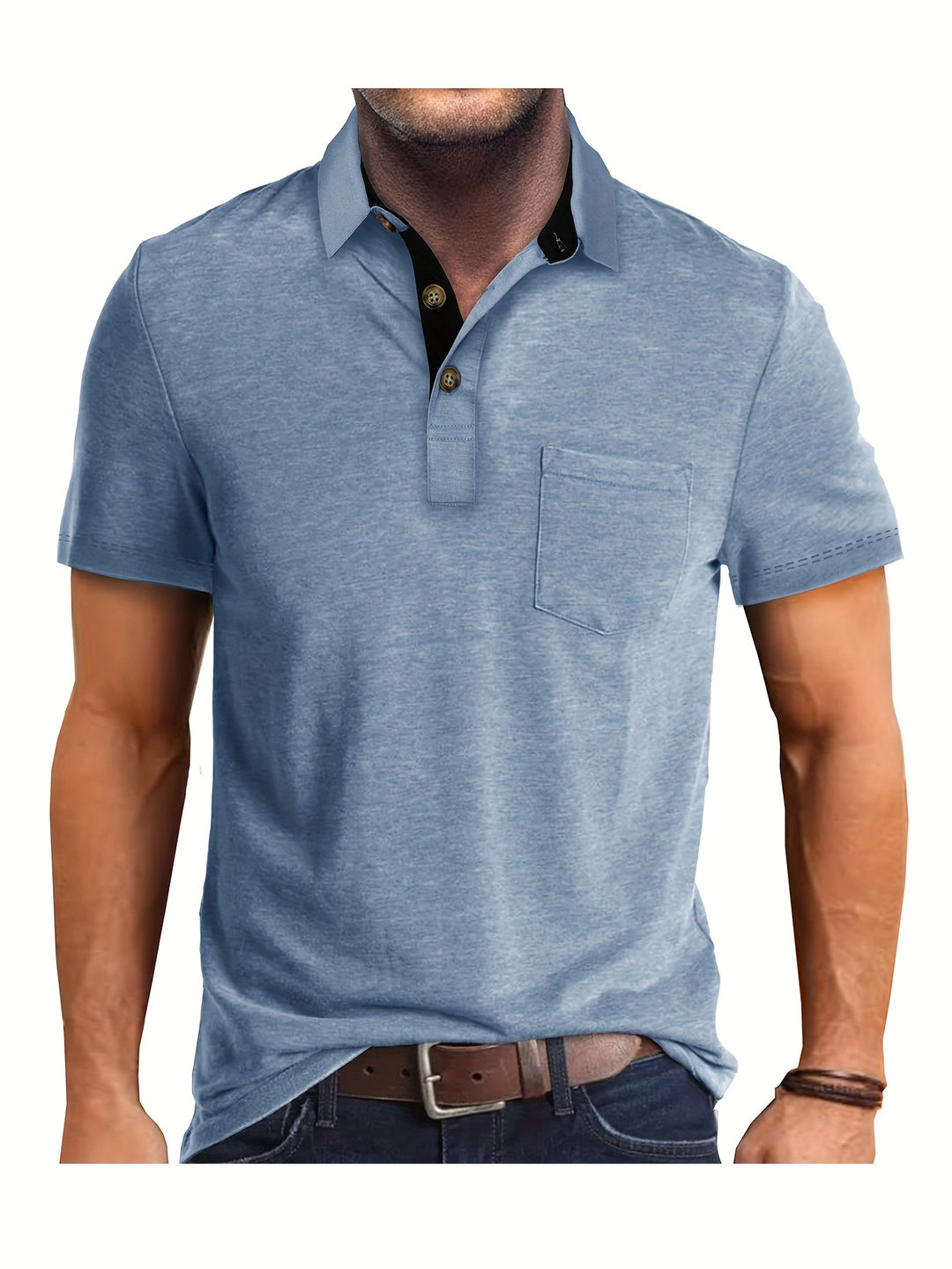 Sven – Poloshirt met Knopen